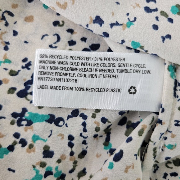 Prologue Womens Blouse Size Medium Top Multicolored Sleeveless Crew Neck Shirt - Picture 8 of 8